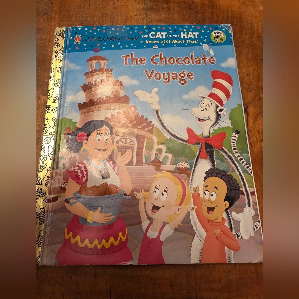 Vintage A Little Golden Book The Cat In The Hat The Chocolate Voyage 2013 #3929